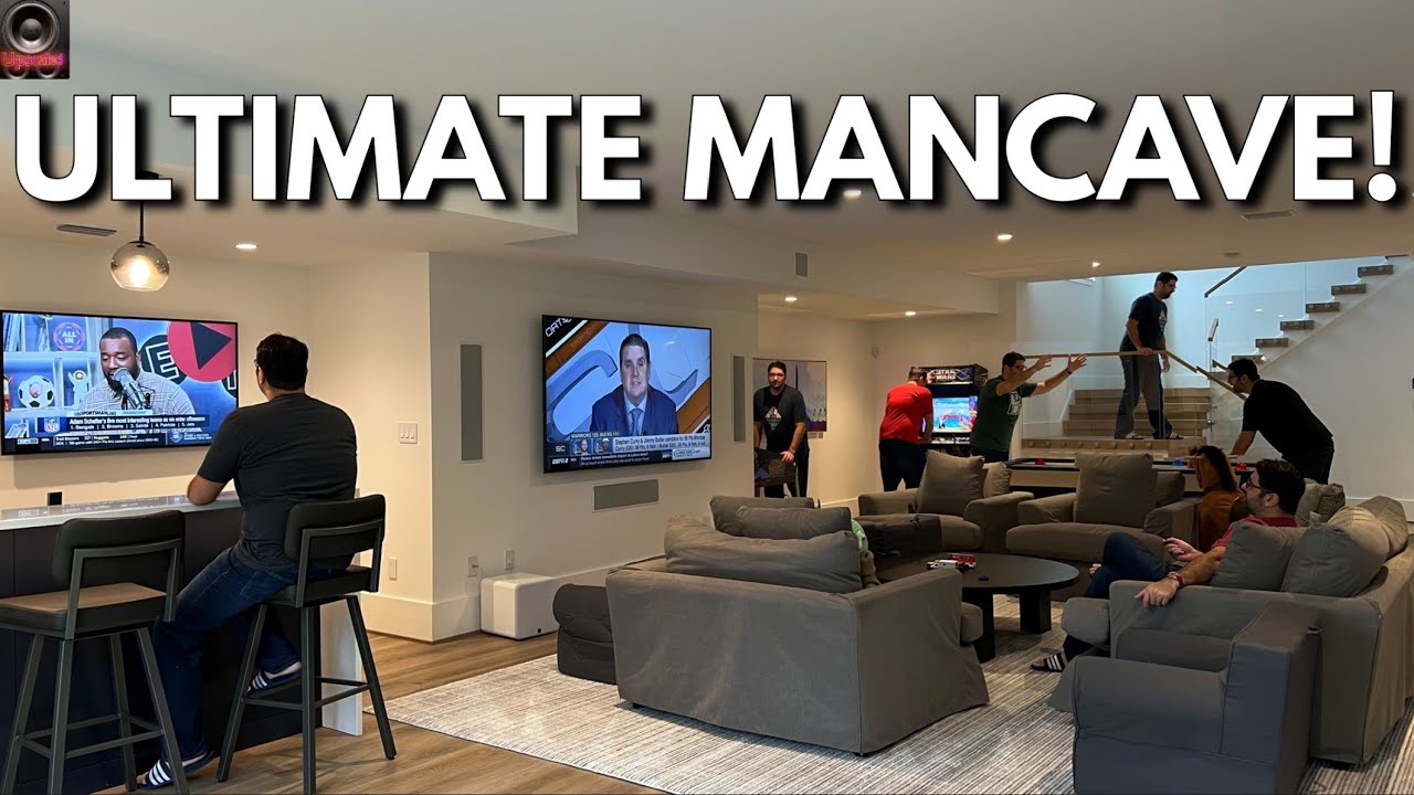 Inside Look of my Mancave | 4 Home Theaters, a Bar, a Gym, an Arcade