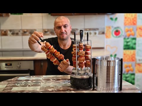 НАСТОЯЩИЙ ШАШЛЫК В КВАРТИРЕ. КУПИЛ ШАШЛЫЧНИЦУ Великие Реки "Охота - 3". ENG SUB