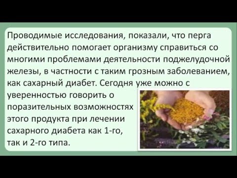 ПРИМЕНЕНИЕ ПЧЕЛИНОЙ ПЕРГИ и ЦВЕТОЧНОЙ ПЫЛЬЦЫ для ЛЕЧЕНИЯ САХАРНОГО ДИАБЕТА ПРИМЕНЕНИЕ ПЧЕЛИНОЙ ПЕРГИ и ЦВЕТОЧНОЙ ПЫЛЬЦЫ для ЛЕЧЕНИЯ САХАРНОГО ДИАБЕТА