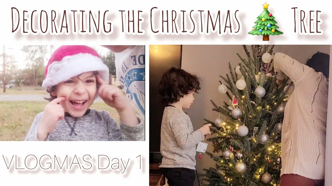 SETTING UP OUR CHRISTMAS TREE 🎄 VLOGMAS DAY 1 - YouTube