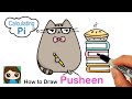 How to Draw Pusheen Calculating Pi 🥧