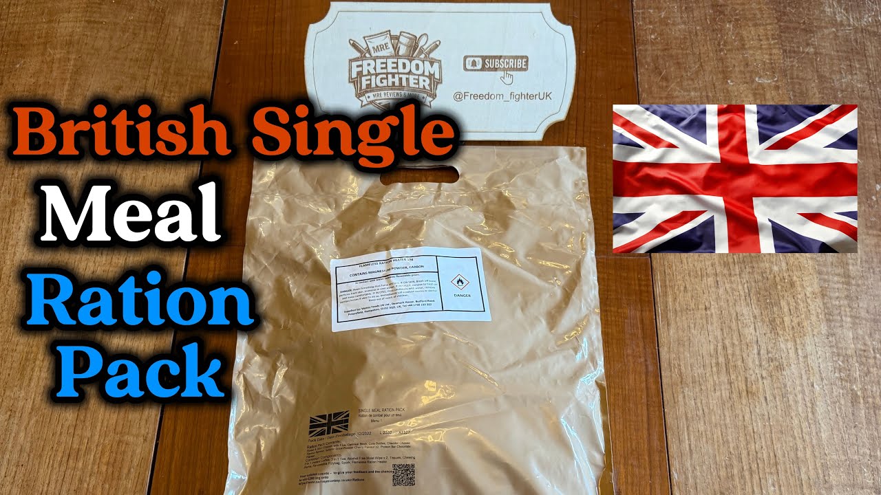 Smr Code Breakdown Army 2022 British Army SMR 🇬🇧 Menu 1 Full Review Single Meal Ration Pack ...