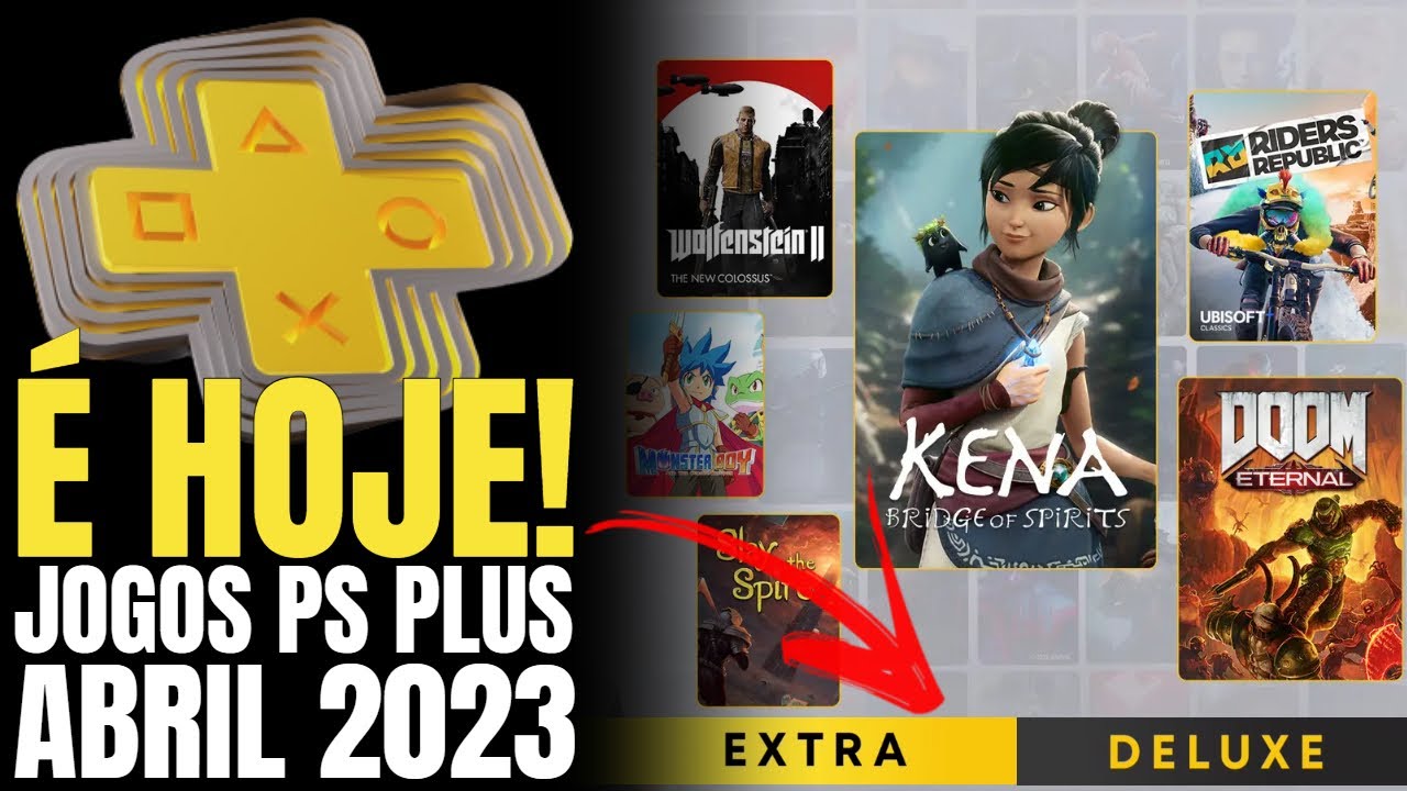 Adições ao catálogo de jogos do PlayStation Plus para o mês de abril: Kena:  Bridge of Spirits, Doom Eternal, Riders Republic e muito mais. –  PlayStation.Blog BR