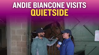 Andie Biancone Visits Quietside