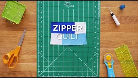 Quilt Snips Mini Tutorial - Zipper Quilt