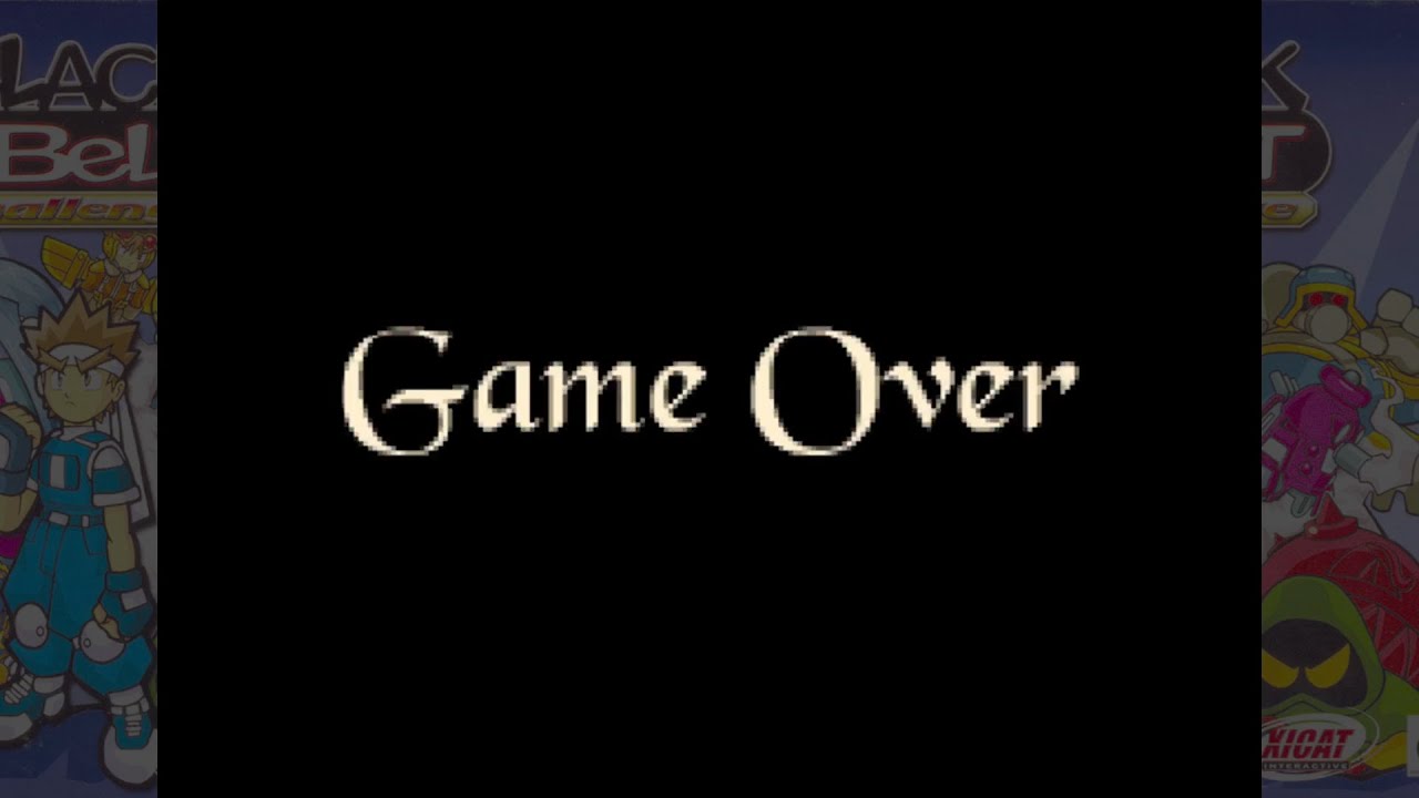 Black Belt Challenge Game Over (GBA) YouTube