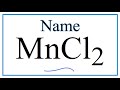 Understanding MnCl2 and Its Properties