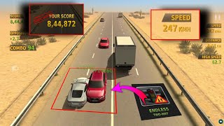 Traffic Racer ( Endless Two-Way ) 8,44,872 Score World Record Without Use Brake | Official Gameplay screenshot 5
