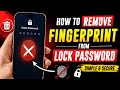 How to remove fingerprint | mobile se fingerprint kaise hataye #trending #technology #settings