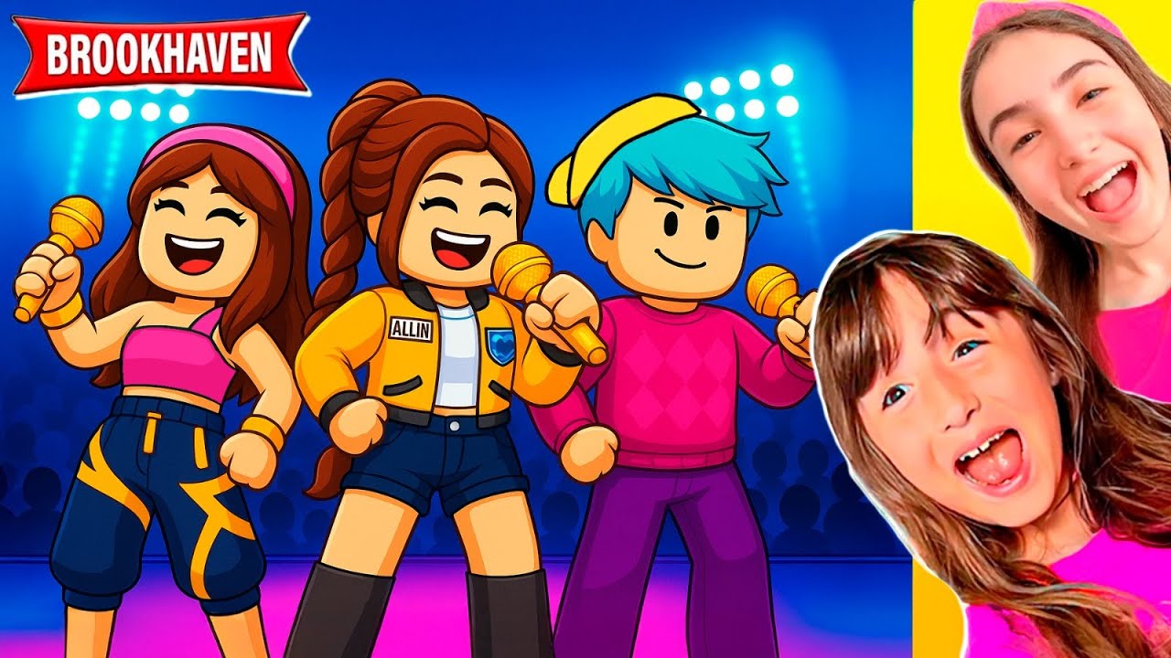 VIRAMOS as GUERREIRAS do K-POP no BROOKHAVEN do ROBLOX! Sophie Também Joga
