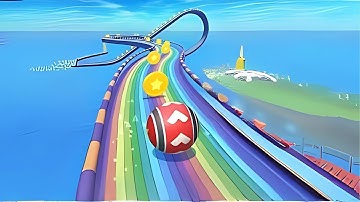 3D Super Rolling Ball Race - MAX LEVEL Gameplay Walkthrough All Levels (Android,iOS) NEW UPDATE