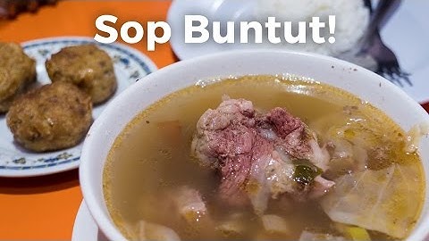 Sup Buntut Indonesia (Sop Buntut)!
