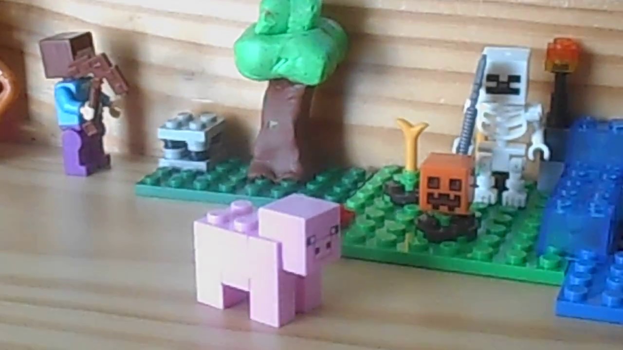 LEGO MINECRAFT návod na bloky a předměty 1. část. - YouTube