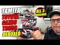 DEBOXED: Tamiya Toyota Gazoo Racing TS050 in 1/32 (Mini 4WD), 1/24 (static) and 1/10 (RC) scale!