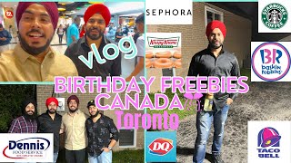 BIRTHDAY FREEBIES Canada 2023| What we did on brother's birthday in Toronto Canada
