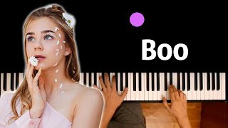 Катя Адушкина - Boo ● караоке | PIANO_KARAOKE ● ᴴᴰ + НОТЫ & MIDI