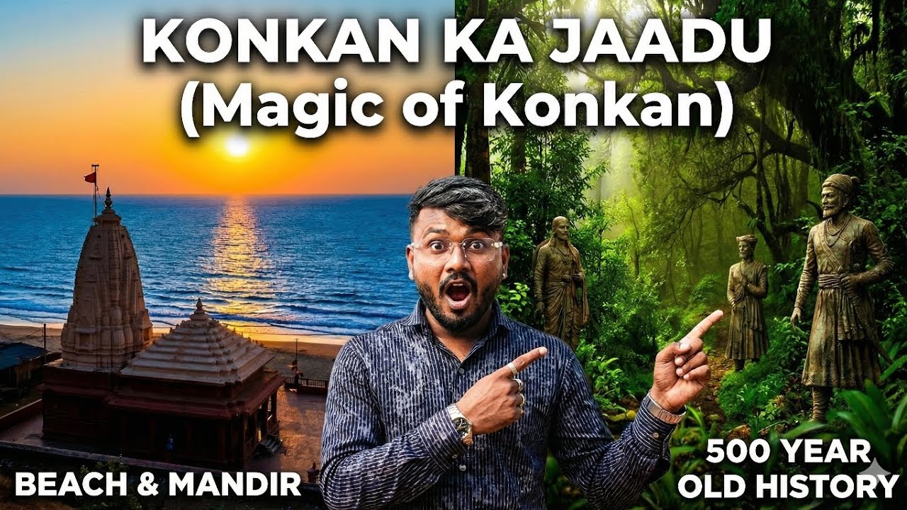 Mumbai to Konkan Road Trip | Ganpatipule 🛕 Beach & Prachin Kokan | Day 1 | The Amit Valekar Vlogs |