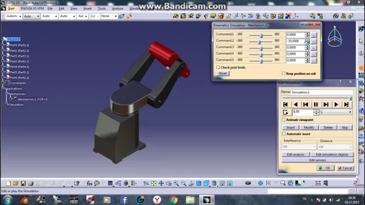 kuka sim layout