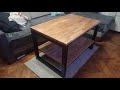 How to make a coffee table industrial, stolik kawowy loft industrialny / DIY