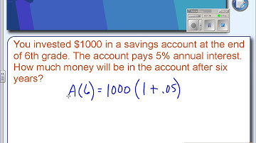 7-1 Part 2 Modeling with Exponential Functions