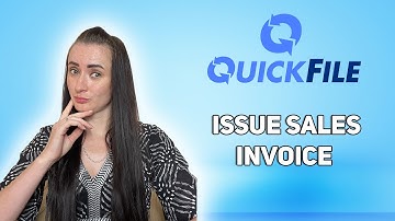 How to create sales invoices on QuickFile