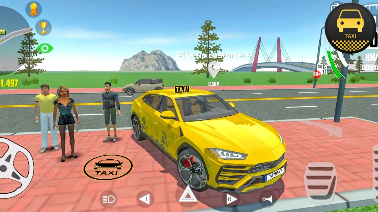 Car Simulator 2 Urus Funny Taxi Ride Dirty Car Wash