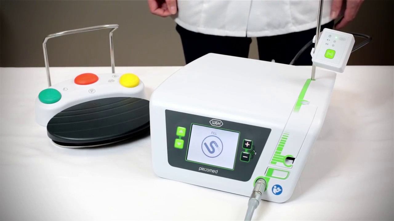 Dental surgical unit Piezomed start up wireless foot control YouTube