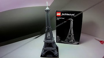 Lego Architecture 21019 The Eiffel Tower - Lego Speed Build Review