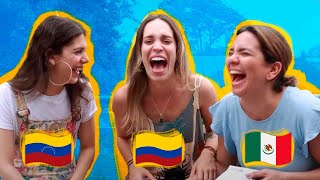 Conversación en español entre latinas 🇻🇪🇨🇴🇲🇽 ¿Nos entendemos cuando hablamos español?