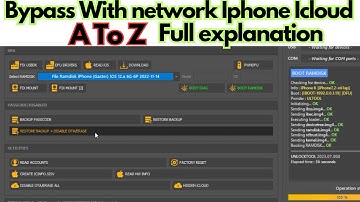 How To Bypass With network Iphone Icloud - UnlockTool Ramdisk + iPhone disabled ,