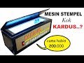 TUTORIAL MEMBUAT MESIN STEMPEL DARI KARDUS BEKAS