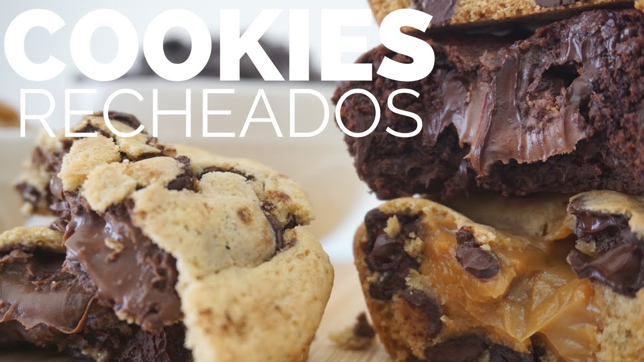 OS MELHORES COOKIES RECHEADOS DA VIDA (NUTELLA E DOCE DE LEITE) - BELLARIA CHOCOLATIER