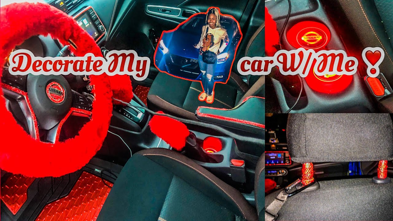 Decorate My First Car With Me!!! LED LIGHT CUP HOLDER (Highly stressful) 😩 | 2020 Nissan Versa SR