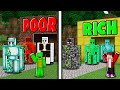 Mikey POOR vs JJ RICH Golem Army Survival Battle in Minecraft! Maizen