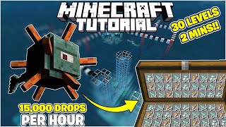 Best Guardian XP Farm (Minecraft Bedrock 1.21 Tutorial)