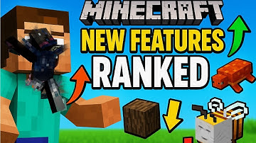 Ranking Every New minecraft update