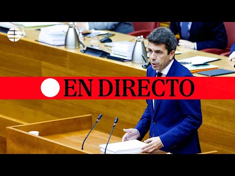 🔴 DIRECTO | Mazón comparece sobre su gestión de la DANA en las Cortes valencianas