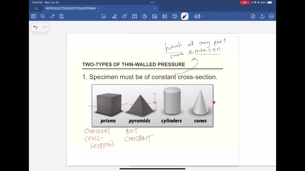 Lesson 5: Introduction to Strain