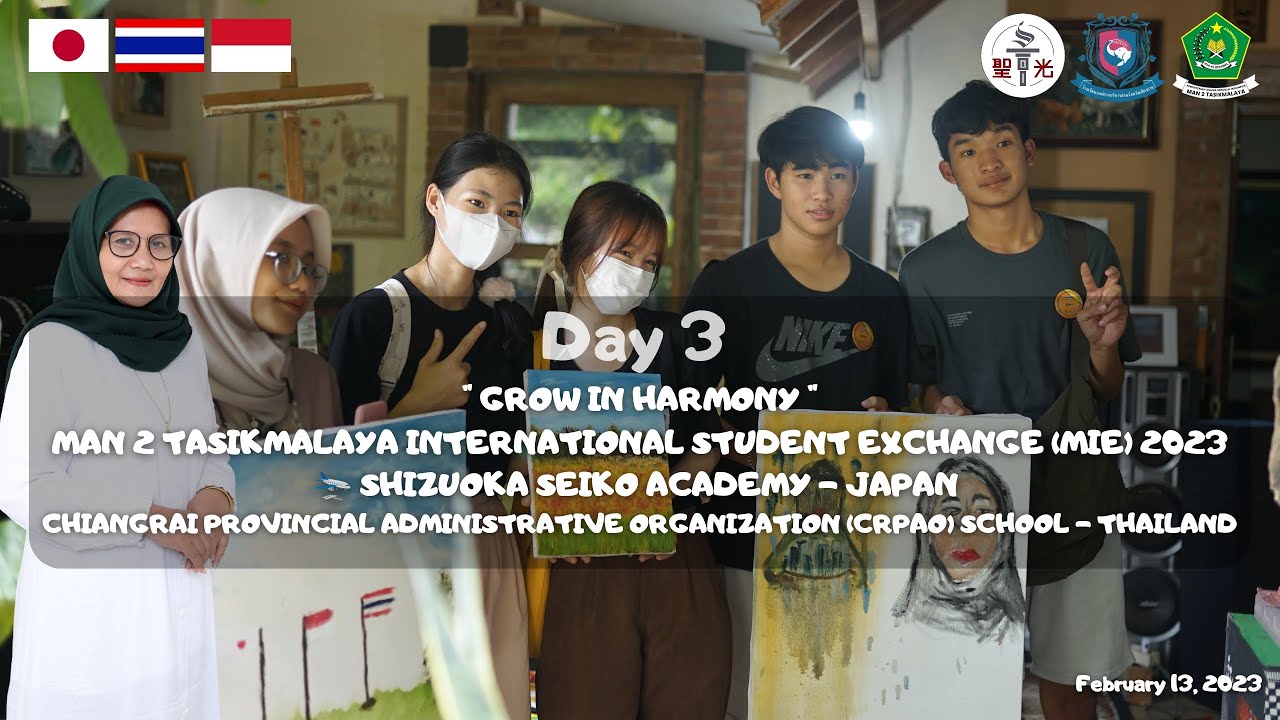 Day 3 - 🇯🇵🇹🇭 @ YOGYAKARTA || SHIZUOKA SEIKO ACADEMY & CRPAO SCHOOL  #man2tasikmalaya Exchange 021323 - YouTube