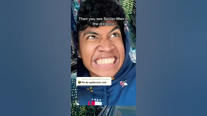 When you’re Saved by Spider-Man but it’s Spider Noir 😂 #shorts