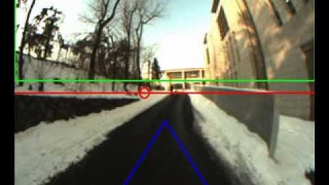 UGV - Computer Vision on curve road(real time)