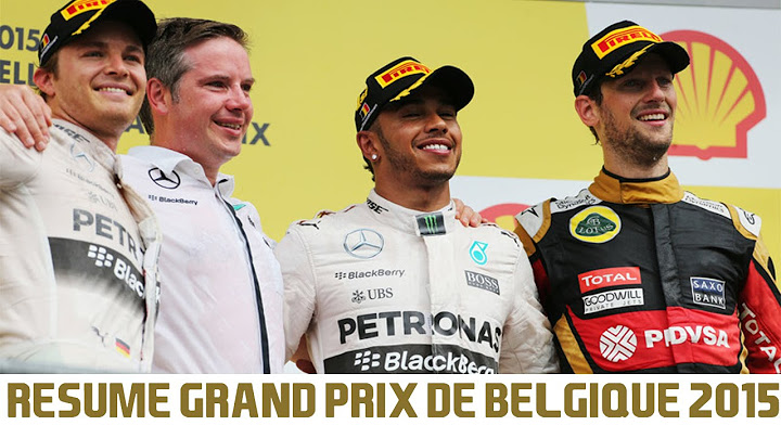 Résumé Grand-Prix de Belgique 2015 | Formule 1