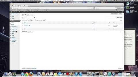 Wordpress Tutorial: Adding and Editing Pages (Part 3)