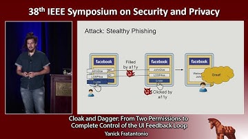 Cloak and Dagger: From Two Permissions to Complete Control of the UI Feedback Loop