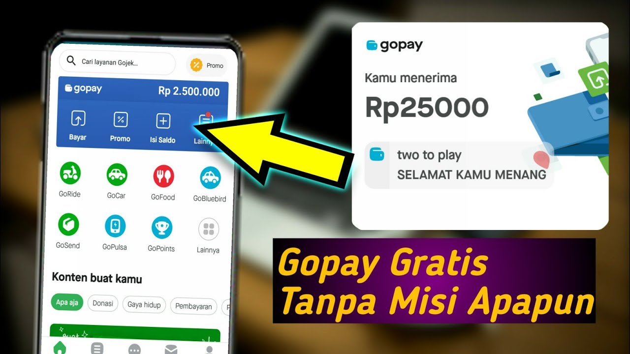 Aplikasi Penghasil Gopay Saldo Gopay Gr4tis - Aplikasi Penghasil Saldo Gopay Gr4tis Tanpa Misi