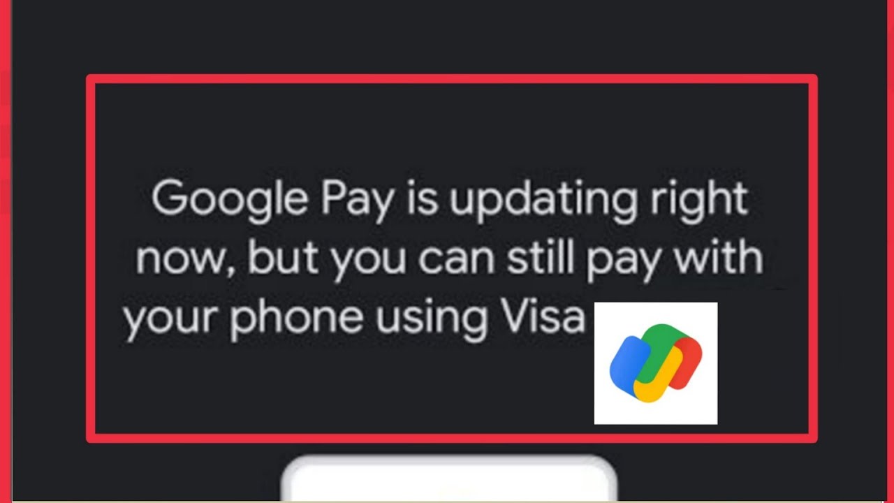 Google pay is updating right now but you can still pay with your phone