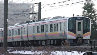 E129系B24編成　信越本線上り普通426M吉田→新潟→長岡【4K】