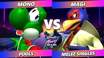 LMMM 2025 - Mono (Yoshi) Vs. Magi (Falco) Smash Melee - SSBM