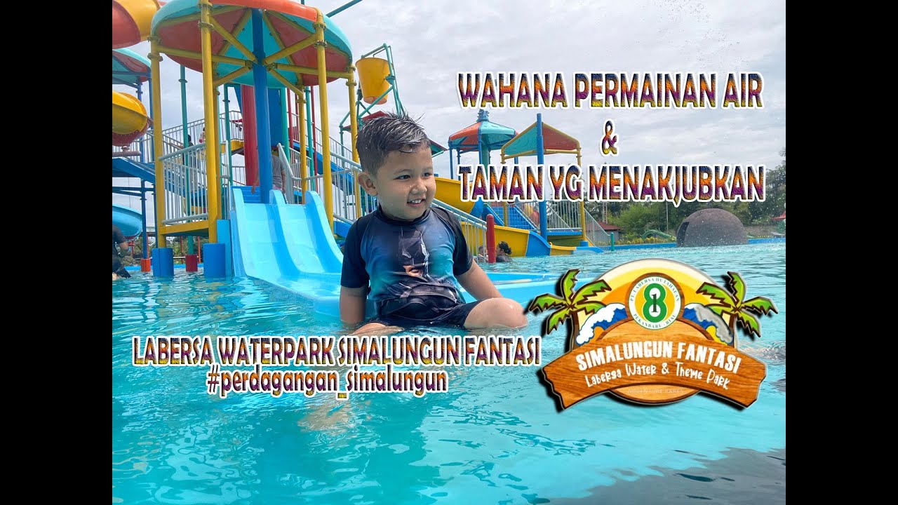 Main di Labersa Water Park Destinasi Wisata Baru Di Simalungun, Kolam Ombak dan Taman yg menakjubkan