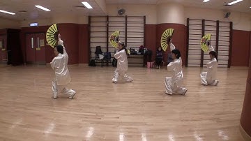 楊式扇18式練習1